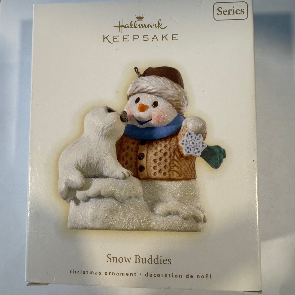 Hallmark Snow Buddies Ornament Series dates 2009 NIB